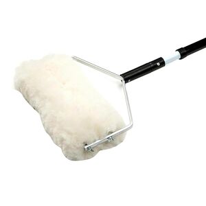 Wool Shop Lambswool Ceiling Fan Duster White and Black Wool Shop Lambswool Ceiling Fan Duster White and Black